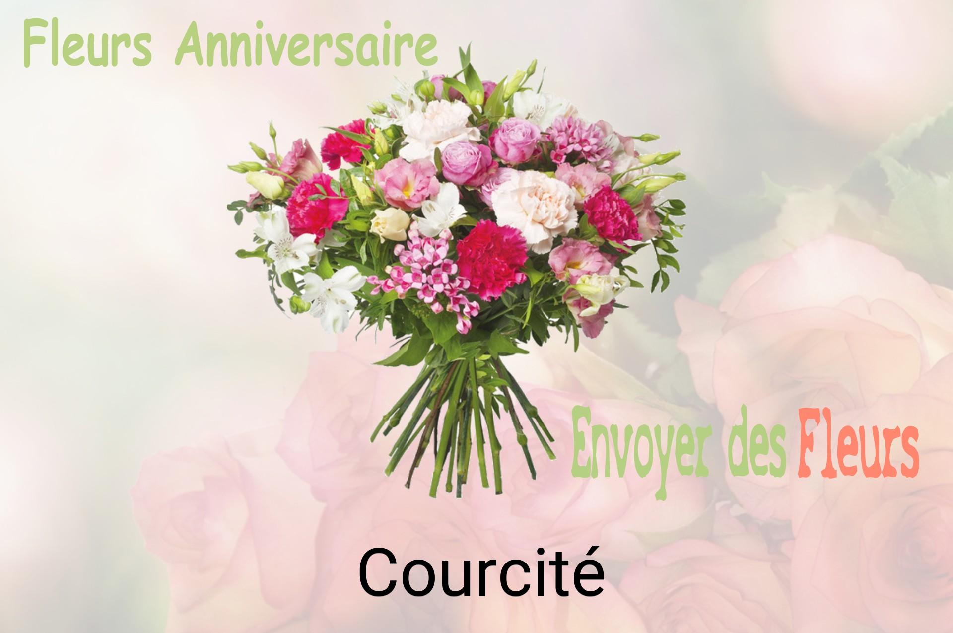 Bouquet de fleurs d’anniversaire livré à Courcité